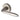 M Marcus - Heritage Brass - Sutton Door Handles on Round Rose - Standard - Pair; #finish_satin-nickel
