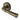 M Marcus - Heritage Brass - Colonial Door Handles on Round Rose - Reeded - Pair; #finish_antique-brass