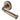M Marcus - Heritage Brass - Lincoln Door Handles on Round Rose; #finish_antique-brass