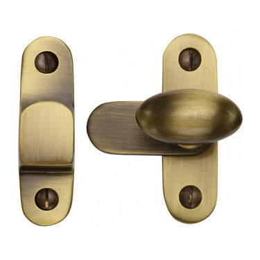 M Marcus - Heritage Brass - Hook and Plate Fastener; #finish_antique-brass