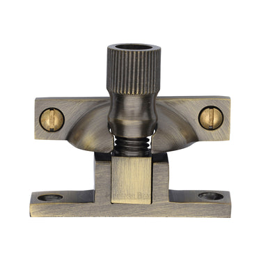 M Marcus - Heritage Brass - Brighton Sash Fastener - Locking; #finish_antique-brass