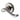 M Marcus - Heritage Brass - Bedford Door Handles on Rose - 53mm Round - Pair; #finish_polished-nickel-finish