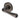 M Marcus - Heritage Brass - Charlbury Door Handles on Round Rose - Standard - Pair; #finish_matt-bronze