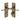 M Marcus - Heritage Brass - Victoria Door Handles - Bathroom - Pair; #finish_antique-brass