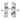 M Marcus - Heritage Brass - Victoria Door Handles - Bathroom - Pair; #finish_polished-chrome