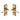 M Marcus - Heritage Brass - Victoria Door Handles - Short Plate - Privacy - Pair; #finish_antique-brass