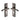 M Marcus - Heritage Brass - Sophia Door Handles - Euro Lock - Pair; #finish_matt-bronze