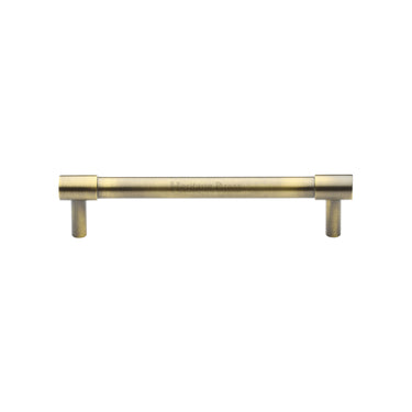 M Marcus - Heritage Brass - Phoenix Cabinet Pull Handle - Bar - 128mm CTC; #finish_antique-brass