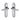 M Marcus - Heritage Brass - Sutton Door Handles - Lock - Pair; #finish_polished-chrome