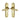 M Marcus - Heritage Brass - Sutton Door Handles - Euro Lock - Pair; #finish_polished-brass