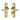 M Marcus - Heritage Brass - Sutton Door Handles - Bathroom - Pair; #finish_polished-brass