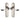 M Marcus - Heritage Brass - Gloucester Door Handles - Latch - Pair; #finish_satin-nickel