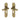 M Marcus - Heritage Brass - Charlbury Door Handles - Euro Lock - Pair; #finish_antique-brass