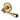M Marcus - Heritage Brass - Roma Door Handles on Round Rose - Standard - Pair; #finish_polished-brass