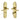 M Marcus - Heritage Brass - Savoy Door Handles - Long Plate - Bathroom - Pair; #finish_polished-brass