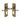 M Marcus - Heritage Brass - Bedford Door Handles - Oval - Pair; #finish_antique-brass