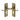 M Marcus - Heritage Brass - Bedford Door Handles - Euro Lock - Pair; #finish_antique-brass