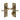 M Marcus - Heritage Brass - Bedford Door Handles - Bathroom - Pair; #finish_antique-brass