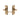 M Marcus - Heritage Brass - Bedford Door Handles - Short Plate - Privacy - Pair; #finish_antique-brass