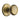 M Marcus - Heritage Brass - Victorian Centre Door Knob - Round; #finish_antique-brass