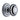 M Marcus - Heritage Brass - Stepped Round Centre Door Knob - 3 1/2"; #finish_polished-chrome