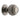 M Marcus - Heritage Brass - Reeded Cabinet Knob with Base - 32mm; #finish_polished-nickel-finish