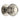 M Marcus - Heritage Brass - Reeded Cabinet Knob with Base - 38mm; #finish_polished-nickel-finish