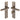 M Marcus - Heritage Brass - Octave Door Handles - Bathroom - Pair; #finish_antique-brass
