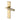 M Marcus - Heritage Brass - Bauhaus Door Handles - Long Plate - Latch - Pair; #finish_polished-brass