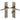 M Marcus - Heritage Brass - Gio Door Handles  - Bathroom - Pair; #finish_antique-brass