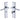 M Marcus - Heritage Brass - Gio Door Handles  - Bathroom - Pair; #finish_polished-chrome
