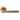 M Marcus - Manital - Vortex Door Handles on Rose - Pair; #finish_antique-brass