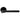 M Marcus - Manital - Vortex Door Handles on Rose - Pair; #finish_matt-black