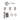 Deanta - Deanta - Veritas Complete Door Pack - Standard UK Lock - 4" Hinges; #finish_polished-chrome
