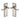 M Marcus - Heritage Brass - Edwardian Door Handles - Lock - Pair; #finish_satin-nickel