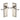 M Marcus - Heritage Brass - Edwardian Door Handles - Latch - Pair; #finish_satin-nickel