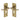 M Marcus - Heritage Brass - Edwardian Door Handles - Euro Lock - Pair; #finish_antique-brass