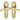 M Marcus - Heritage Brass - Waldorf Door Handles - Euro Lock - Pair; #finish_polished-brass