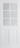 LPD Doors - White Canterbury Internal Door with six glazed panels and two raised shaped panels.; #finish_primed-white