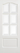 LPD Doors - Kent internal door with six clear bevelled glazed panels and raised shaped panel, primed white finish.; #finish_primed-white