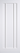 LPD Doors - White Lincoln Internal Door with decorative vertical bars and primed finish.; #finish_primed-white