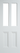 LPD Doors - Malton Internal Door with two rectangular unglazed panels and two raised shaped panels in white.; #finish_primed-white
