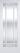 LPD Doors - White Manhattan Internal Door with bevelled glazed panels and decorative bars.; #finish_primed-white