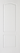 LPD Doors - White composite internal door with two raised panels and curved top edge.; #finish_primed-white-composite