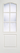 LPD Doors - White Classical Internal Door with clear glazed panels and decorative bars.; #finish_primed-white-composite