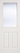 LPD Doors - Internal white composite door with clear glazed panel and raised moulding.; #finish_primed-white-composite