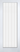 LPD Doors - White textured vertical glazed internal door with panel design.; #finish_primed-white-composite