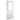 Deanta - Deanta - Windsor Internal Door - FD30 Bevelled Glazed 3L; #finish_primed-white