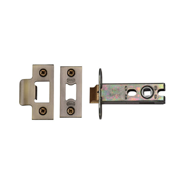 M Marcus - York Security - Architectural Tubular Latch - 3"; #finish_antique-brass