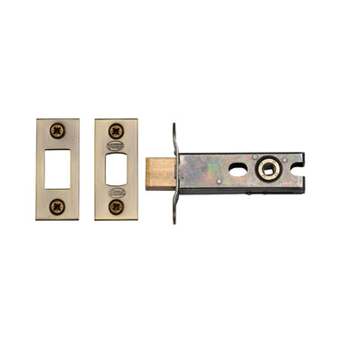 M Marcus - York Security - Tubular Dead Bolt - 3"; #finish_antique-brass
